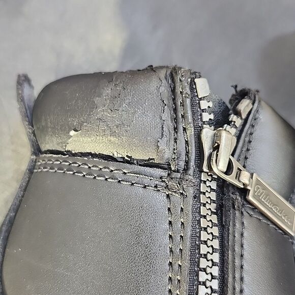 MILWAUKEE MOTORCYCLE CLOTHING COMPANY MB433 MEN'S BLACK ROAD CAPTAIN BOOT - Picture 8 of 16